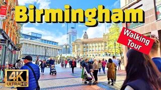 Birmingham City Centre Walk UK (April 2024)