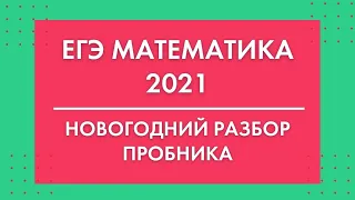 Стрим 20 декабря Разбор Пробного ЕГЭ математика профиль 2021. Новогодний разбор от Анны Малковой