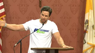 Cardinal Cupich, Mark Wahlberg News Conference