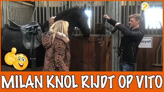 Milan Knol en Link doen de opzadel challenge 😜😅 | PaardenpraatTV