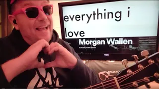 How To Play Everything I Love - Morgan Wallen Guitar Tutorial (Beginner Lesson!)