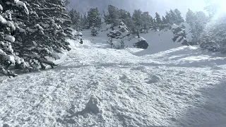 Skier-triggered Avalanche in Hideaway Park - March 2, 2023