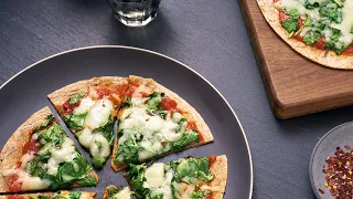 Easy Five-Ingredient Tortilla Pizzas (Healthy Recipes) | MyFitnessPal