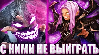 КУРСЕД ПЫТАЕТСЯ ВЫИГРАТЬ НА ИНВОКЕРЕ С НУБИКАМИ В КОМАНДЕ / ZXCURSED ИГРАЕТ НА INVOKER VS VISAGE