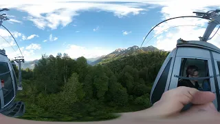 Sochi mountain. Russia. Amazing panoramic video 360
