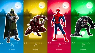 Tiles Hop SuperHero, Doctor Doom vs Carnage vs SpiderMan vs Venom