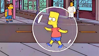 The simpsons Bart was quarantined because of the epidemic from China