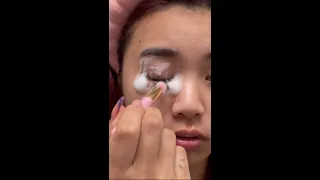 cleaning my dirty lash extensions 🤢🤮