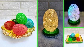 2 Economical Easter Craft made with waste materials |DIY Low budget Easter/Spring décor idea(Part15)