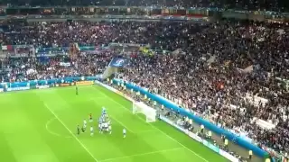 Buffon crossbar fail after Win against Belgium