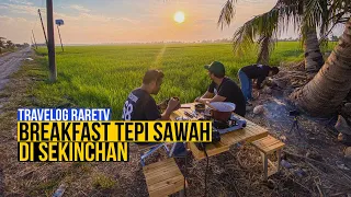 Breakfast tepi sawah di Sekinchan