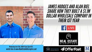 James Hodges and Alan Biel Share How They Built A $1.1M Dollar Wholesale Company In Their First Year