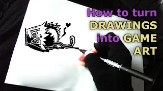 [TUTORIAL] How to turn DRAWINGS into GAME ART