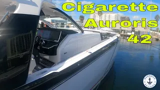 Cigarette Auroris 42 - High Performance Center Console - Ft Lauderdale International Boat Show