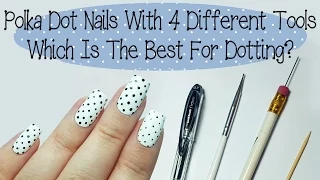 Easy Polka Dot Nails For Beginners (And What Tool Works Best)