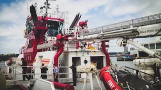 SUPER EXCLUSIVE On Board Inside Look of FDNY Marine 1 AKA Fireboat 343