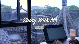 3-Hour Study with Me / Suzhou · Garden & Cats 🐈 / Pomodoro 50-10 / Relaxing Lo-Fi / Day 143