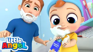 I Wanna Be Like Daddy | Little Angel Nursery Rhymes & Kids Songs