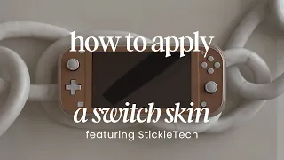 HOW TO APPLY A SKIN ON A SWITCH