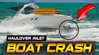 WARNING: INJURIES AFTER BOAT CRASH AT HAULOVER INLET ( 4th of July RUINED) | BOAT ZONE