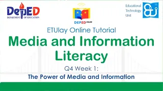 The Power of Media and Information || Media and Information Literacy || SHS Quarter 4 Week 1