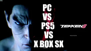 TEKKEN 8 : PC VS PS5 VS X BOX SX GRAPHICS COMPARISON