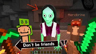 Don't be friends with Real MOMO in Minecraft To Be Continued Part 3