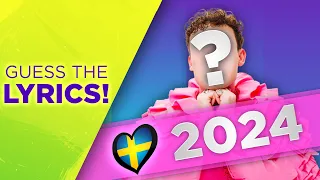 Eurovision 2024 | Guess the Song (Lyrics) DIFFICULT!