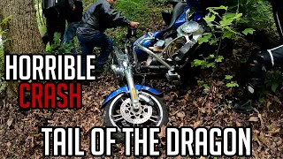 Tail of the Dragon riding my 2023 S1000RR!! (HUGE CRASH)