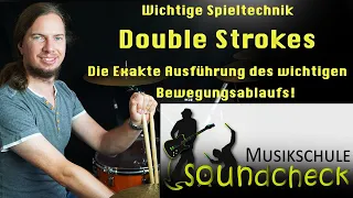 Schlagzeug: Double strokes - Doppelschläge in den Händen mit der richtigen Doppelschlagtechnik Drums