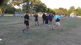 Fun Rugby Warm-up Passing Drill