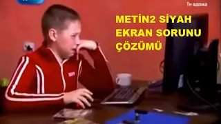 Metin2 Pazarcıların Laneti Siyah Ekran Sorunu Çözümü