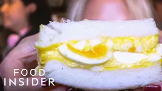 The Fluffiest Japanese Egg Salad Sandos Are Sold In This Tiny NYC Shop | Line Around The Block