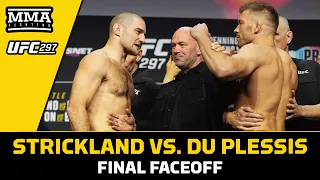 Sean Strickland, Dricus Du Plessis Have Bizarre Final Faceoff | UFC 297 | MMA Fighting