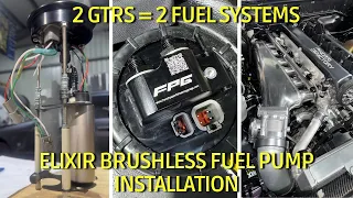 R32 GTR Gets an Elixir Brushless Fuel Pump & Installing the R33 Vpsec GTR FPG Fuel Hanger