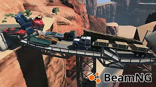 МОСТ НЕ ВЫДЕРЖАЛ - BeamNG