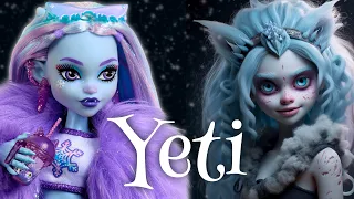 I MADE A GORGEOUS YETI PRINCESS / NEW ABBEY BOMINABLE MONSTER HIGH DOLL REPAINT by Poppen Atelier