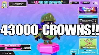 I HIT 43000 CROWNS IN FALL GUYS