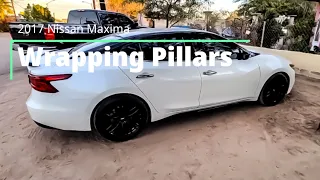 Wrapping Pillars Gloss Black | 17+ Nissan Maxima