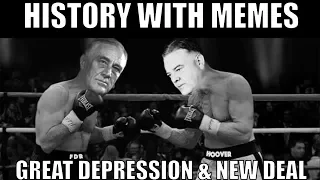 Great Depression New Deal History with Memes