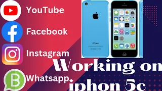 HOW TO WORKING WATSAPP, INSTAGRAM, YOUTUBE ON I PHONE 5C 5 4C