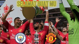 MANCHESTER UNITED vs  MANCHESTER CITY #facup