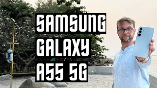 QUICK REVIEW 🔥 SAMSUNG GALAXY A55 5G SMARTPHONE BRIGHTNESS SPACE AND METAL