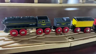 🔴 BRIO - Speedy Bullet Train Review | Brio 33697 | Wooden Model Train Set | Pennsylvania S1 Toy