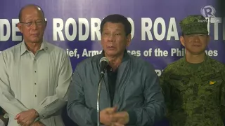 Duterte shows rose tattoo amid calls to see Paolo's