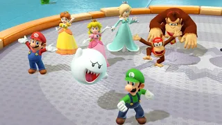 Super Mario Party Minigames - Boo vs Luigi vs Goomba vs Shy Guy Master CPU