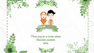 Video Undangan Pernikahan Islami, Wedding Invitation, Digital Invitation | kode : islami02