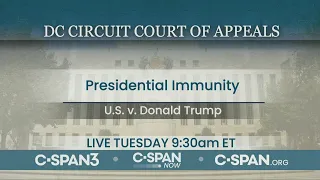 DC Circuit Court of Appeals Oral Argument: U.S. v. Trump