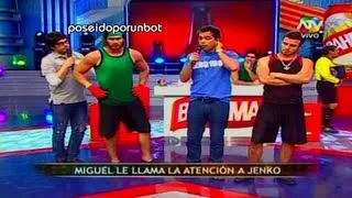 COMBATE: Jenko y Miguel Arce se Pelean y se dicen de todo 25/10/12