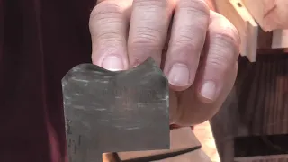 Plane Making - Shaping The Iron For A Moulding Plane